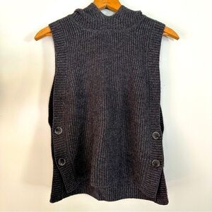 Purotatto Cashmere Wool Blend Hooded Poncho Sweater